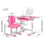 Парта зі стільцем Evo-kids BD-23 PN - зменшене зображення 3