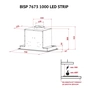 Вытяжка кухонная Perfelli BISP 7673 BL 1000 LED Strip - уменьшенное изображение 11