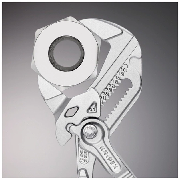 Кліщі KNIPEX переставні-гаєчний ключ 86 03 180 (86 03 180) - зображення 3