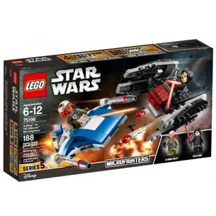 Конструктор LEGO Star Wars Мікровинищувачі A-Wing против TIE Silencer (75196) зображення 1