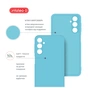 Чохол до мобільного телефона Intaleo Silicone Samsung Galaxy A24 Light Blue (1283126600050) - зменшене зображення 5