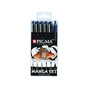 Лайнер Sakura Набір лінерів для манга MANGA PIGMA TOOL SET, 6 шт (8712079397609) - зменшене зображення 1