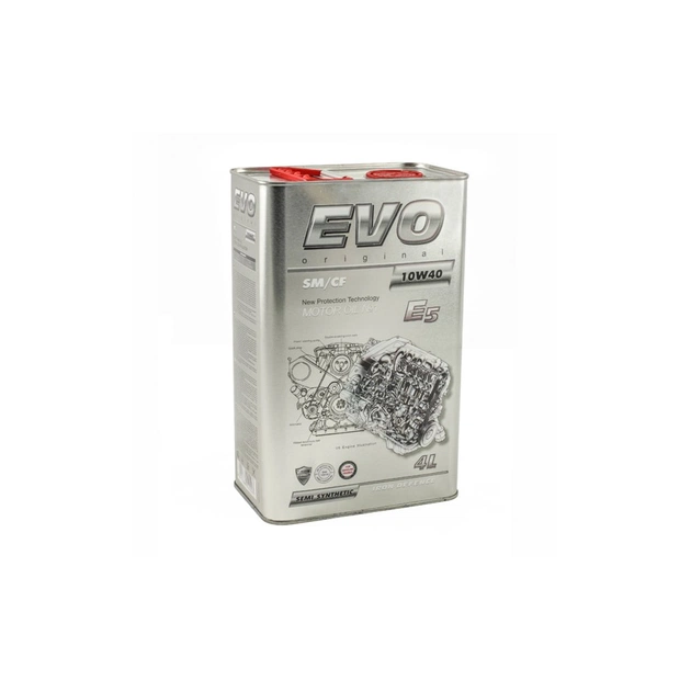 Моторна олива EVO E5 10W-40 SM/CF 4L (E5 4L 10W-40) - picture 3