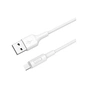 Дата кабель USB 2.0 AM to Micro 5P 1.0m 2A PVC X25 white HOCO (6957531080138) - уменьшенное изображение 2