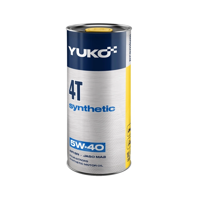 Моторна олива Yuko SYNTHETIC 4T 5W-40 1л (4823110401774) - зображення 1