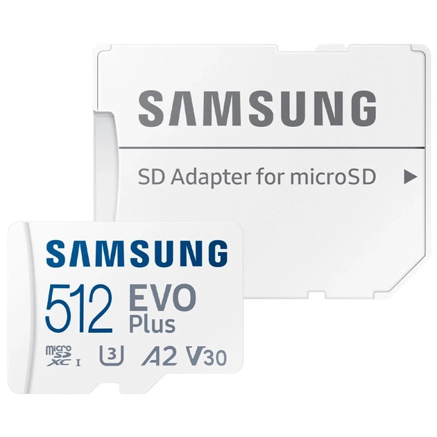 Карта пам'яті Samsung 512GB microSDXC calss 10 UHS-I V30 EVO (MB-MC512KA/EU) - изображение 1