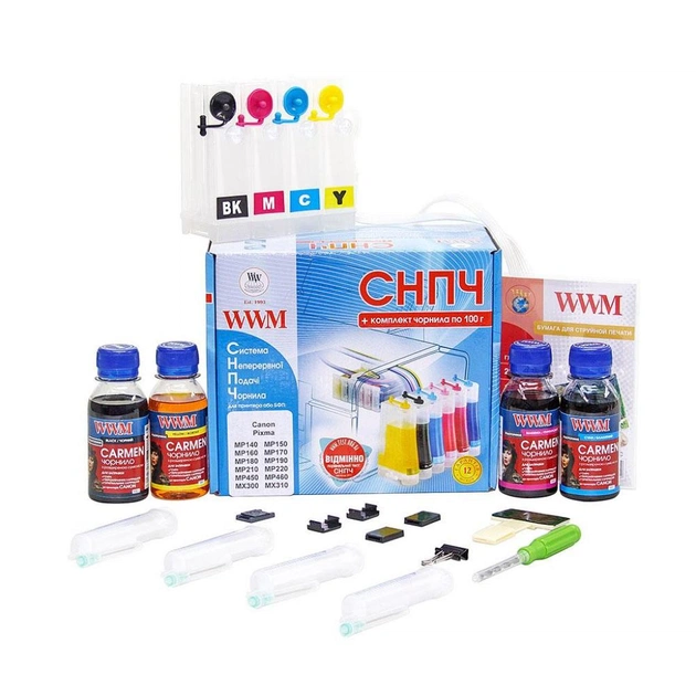 СБПЧ WWM Canon MP140/160/170/190/210 MX300 (IS.0117U) - picture 1