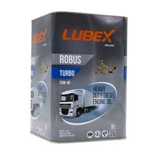 Моторна олива LUBEX ROBUS TURBO 15W40 9л зображення 1