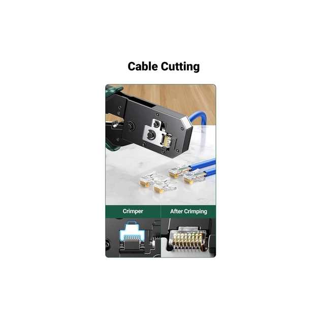 Інструмент Ugreen Обтискні кліщі NW136 Multifunctional Clamp Green (70683) - picture 6