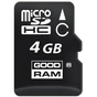 Карта пам'яті Goodram 4Gb microSDHC class 4 (SDU4GHCGRR10) - зменшене зображення 1
