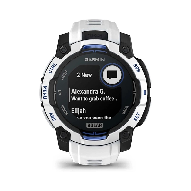 Смарт-годинник Garmin Instinct 3, 45mm, Solar, Whitestone with Whitestone Band, GPS смарт-годинник (010-02934-03) - picture 7