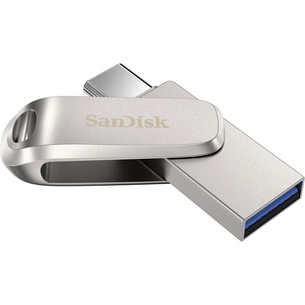 USB флеш накопичувач SanDisk 1TB Ultra Dual Luxe Silver USB 3.2/Type-C (SDDDC4-1T00-G46) зображення 1