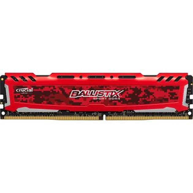 Модуль пам'яті для комп'ютера DDR4 8GB 2666 MHz Ballistix Sport LT Red Micron (BLS8G4D26BFSE) - зображення 1