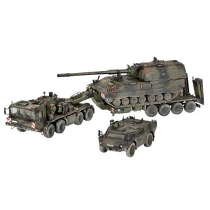 Збірна модель Revell Транспортер + гаубиця + бронемашина SLT503 (3204) зображення 1