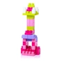 Конструктор Mega Bloks рожевий у мішку 60 деталей (DCH54) - зменшене зображення 5
