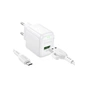 Зарядний пристрій BOROFONE BAS42A Potential USB QC3.0 + cable USB to Micro 5P White (6941991113796) - зменшене зображення 2