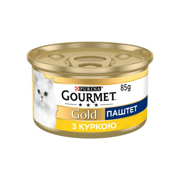 Паштет для кошек Purina Gourmet Gold. С курицей 85 г (7613031381494) - изображение 1