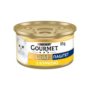 Паштет для котів Purina Gourmet Gold. З куркою 85 г (7613031381494) зображення 1