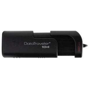 USB флеш накопичувач Kingston 32GB DataTraveller 104 Black USB 2.0 (DT104/32GB) зображення 1