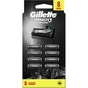 Змінні касети Gillette Mach3 Charcoal Деревне вугілля 8 шт. (8700216085472) - уменьшенное изображение 2