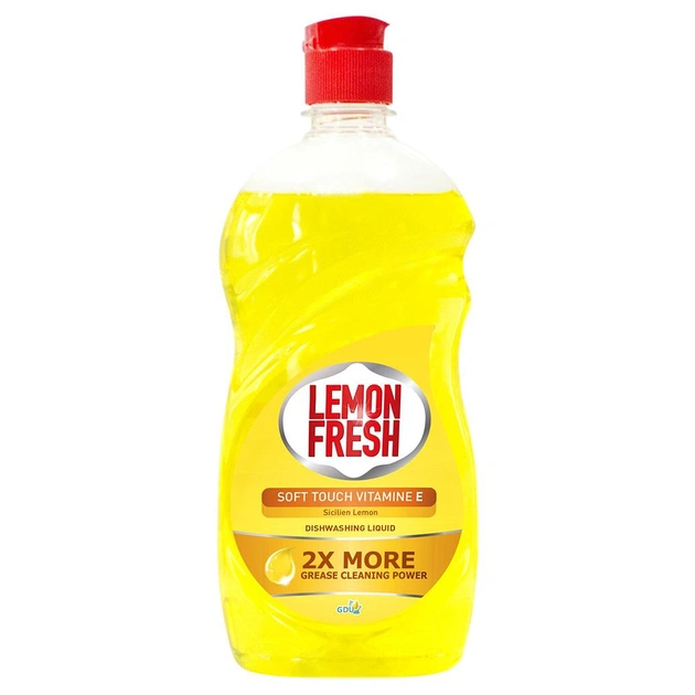 Средство для ручного мытья посуды Lemon Fresh Сицилийский лимон 500 мл (4820167000219) - изображение 1