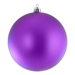 Ялинкова іграшка YES! Fun 10 см, фіолетова матова (973205) зображення 1