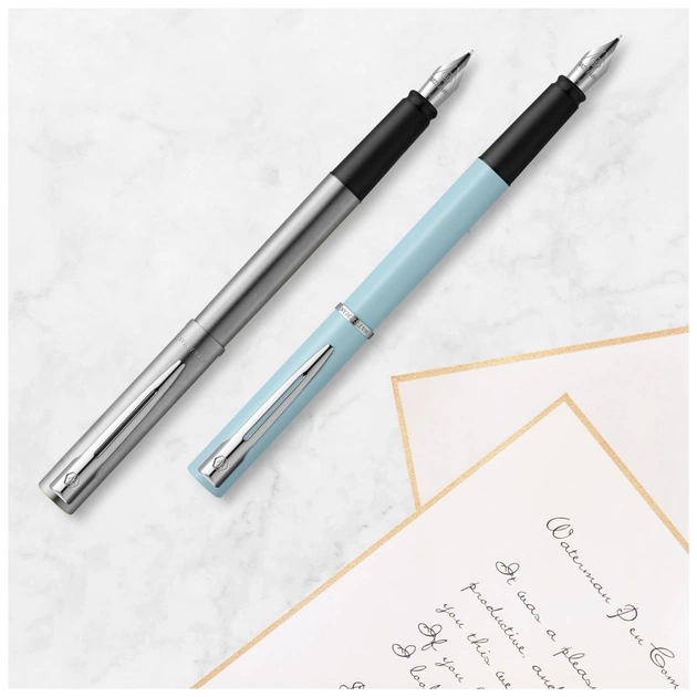 Ручка перьевая Waterman ALLURE Pastel Blue CT FP F (13 315) - изображение 6