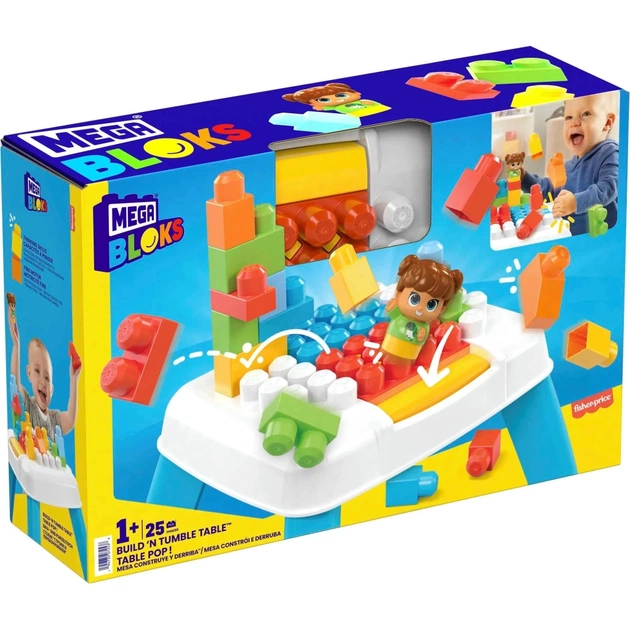 Конструктор Mega Bloks Розвивальний конструктор-столик (HHM99) - изображение 1