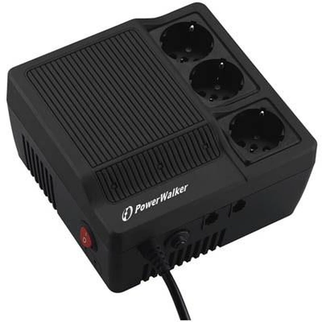 Стабілізатор напруги PowerWalker AVR 1000VA PowerWalker (10120301) - зображення 1