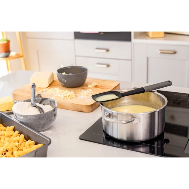 Лопатка кухонная KitchenAid Classic для тіста 30 см сірий (KHA030OHCHGG) - изображение 3