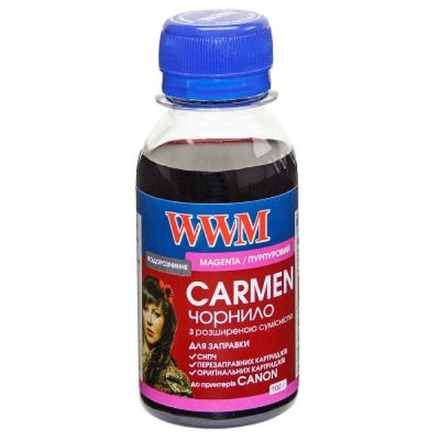 Чорнило WWM CANON UNIVERSAL CARMEN 100g Magenta (CU/M-2) - зображення 1