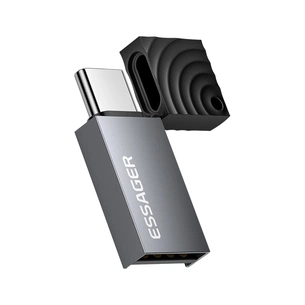 Зчитувач флеш-карт Essager USB-C + USB-A to Micro SD black (EDKTF-QW0G-P) зображення 1