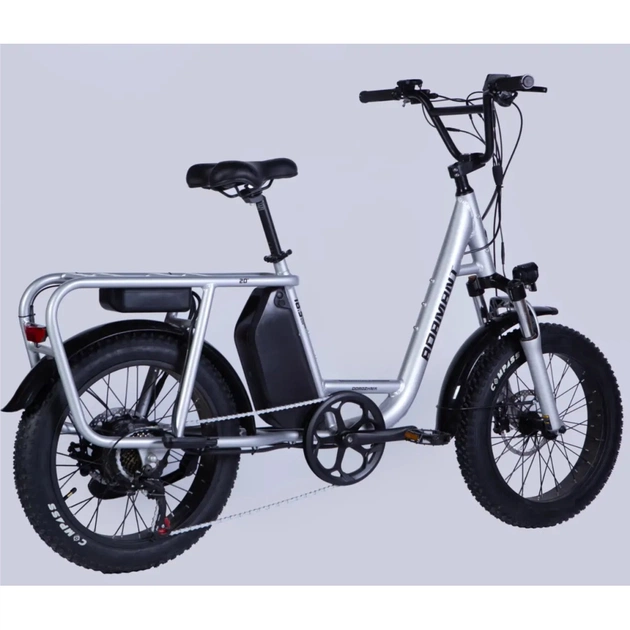 Електровелосипед Dorozhnik 20" ADAMANT HDD рама-18,5" 48B 17.5А*г 750Вт 2026 срiблястий (ELB-D-20-078) - picture 3