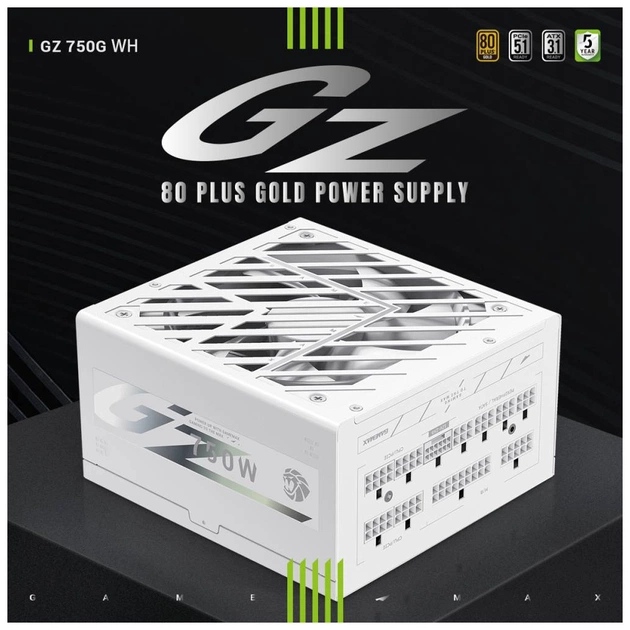Блок питания Gamemax 750W (GZ 750G WH) - изображение 3