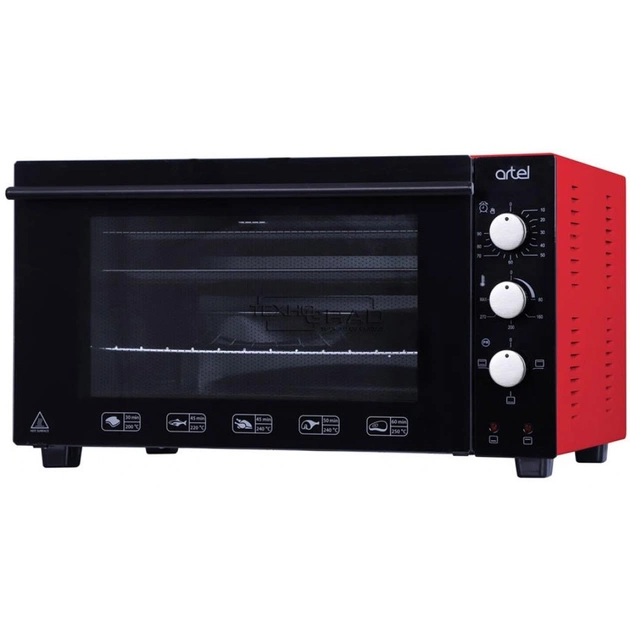 Електропіч Artel MD 4212 L Black-red - зображення 1