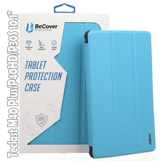 Чохол до планшета BeCover Smart Case Teclast M40 Plus/P40HD/P30S 10.1" Blue (709536) - изображение 1