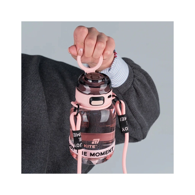 Поїльник-непроливайка Kite 700 мл, рожево-сіра (K25-1218-3) - picture 8