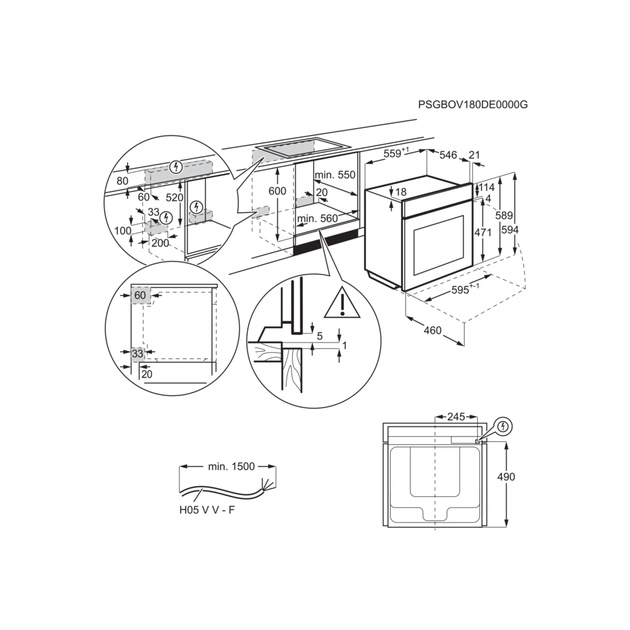 Духова шафа Electrolux EOA9S3SH - зображення 7
