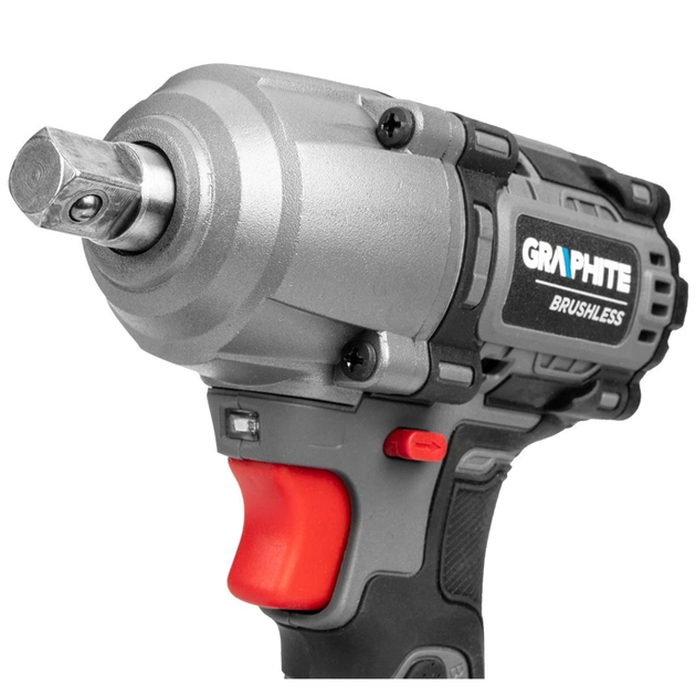 Гайковерт Energy+ 18V, безщітковий, 2600об/хв, 450Нм, 1/2", 3 швидкості, 1.24кг (без АКБ та ЗП) Graphite (58G038) - picture 11