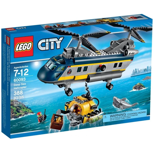 Конструктор LEGO City Supplementary Вертоліт дослідників моря (60093) - изображение 1