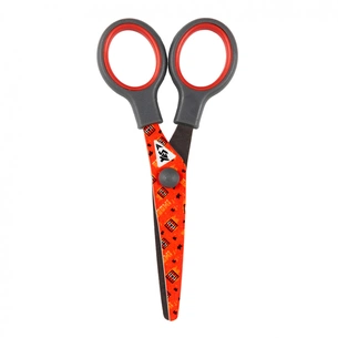 Ножиці Yes Minecraft 13см з принтом на лезі червоні (480424) зображення 1