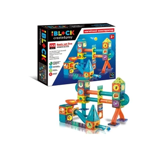 Конструктор iBlock Магнітний 130 деталей (PL-921-253) зображення 1
