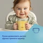 Набір дитячого посуду Canpol babies ергономічна кружка для навчання самостійного пиття, бірюзова (74/060_tur) - зменшене зображення 7