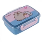 Ланч-бокс дитячий Yes Pusheen 420 мл, блакитно-рожевий (708364) - зменшене зображення 1