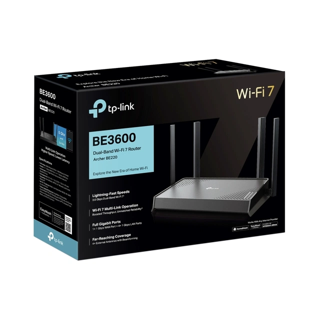 Маршрутизатор TP-Link Archer BE220 (ARCHER-BE220) - picture 4