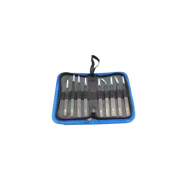 Пінцет Voltronic ESD 10-18, 9 шт, (YT-TW9-10-18) - зображення 1