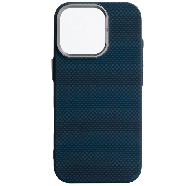 Чохол до мобільного телефона Armorstandart LikeCarbon2 MagCase Apple iPhone 16 Pro Kevlar Dark Blue (ARM88594) - зображення 1