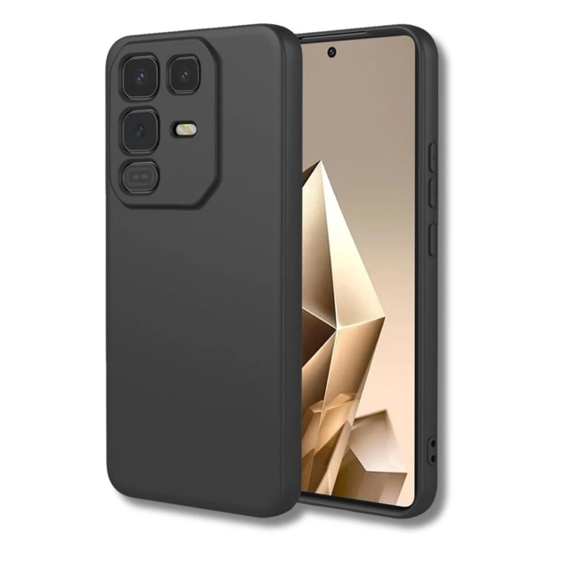 Чохол до мобільного телефона BeCover Silicone Infinix Note 50 4G (X6858) Black (714668) - зображення 1