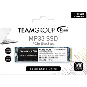 Накопичувач SSD 512GB Team MP33 M.2 2280 PCIe 3.0 x4 3D TLC (TM8FP6512G0C101) зображення 1