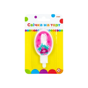 Свічка Maxi Princess "0" висотою 7,62 см (MX622050-0) зображення 1